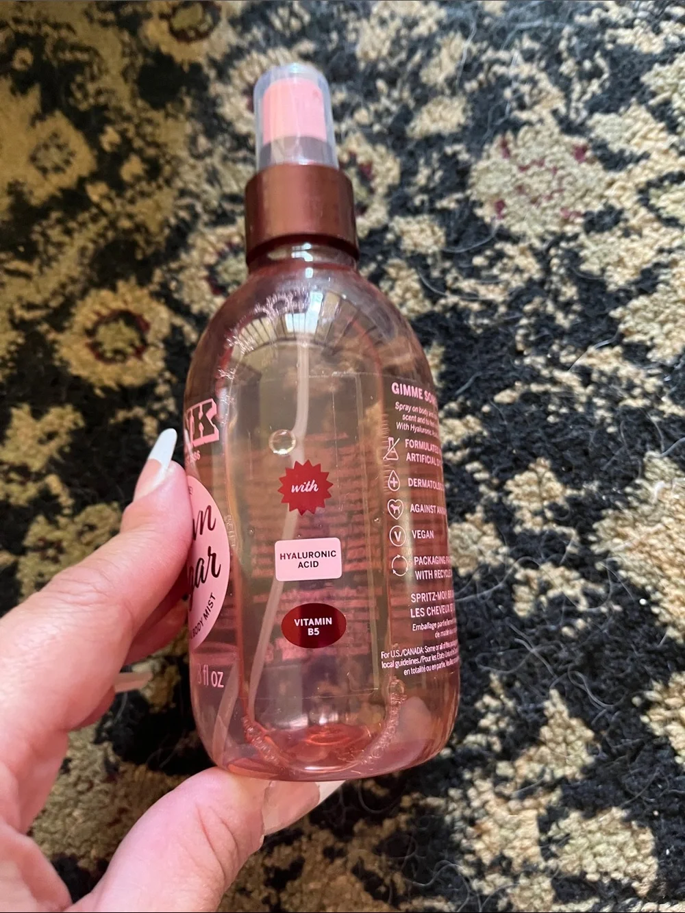 PINK Victoria's Secret Brown Sugar Pink Body & Hair Mist - Picture 2 of 5